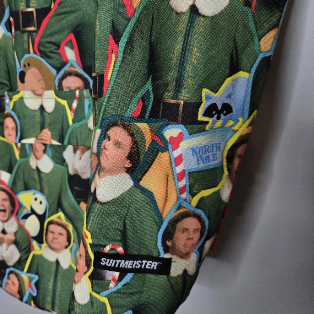 Suitmeister‎ Sport Coat Blazer Small 34 36 Buddy The Elf Christmas Holiday Party